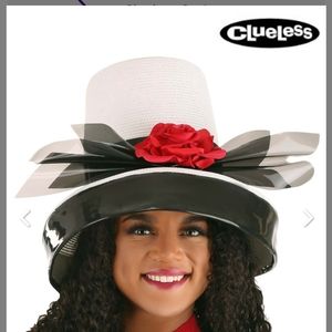 Dionne from Clueless costume hat | Dee 90s movie womens black and white